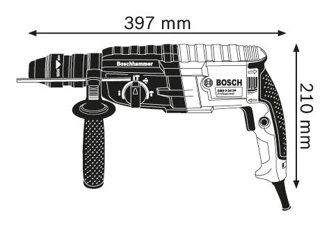 Bosch GBH 240F Ciocan rotopercutor SDS-plus 790 W, 2.7J