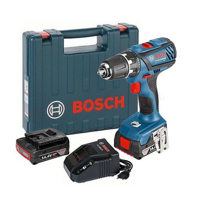 Bosch GSR 14,4-2-LI Masina Insurubat 2x2Ah LI-Ion 59Nm + Valiza  [06019E6020] - 674,99Lei : potcontrol.ro | Centrale Termice Buderus