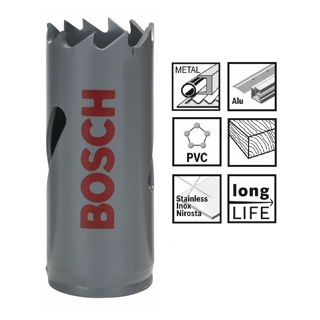 Carota Bi-Metal Bosch D 22mm 7/8"