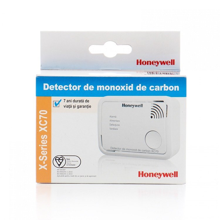 Detector Monoxid de Carbon Honeywell XC70 Wireless 7Ani Garantie