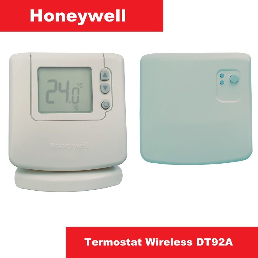 Termostat Honeywell Wireless DT92A1004 manual fara programare pret -  233,00Lei