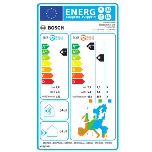 Aer Conditionat 12000BTU A++ Bosch Climate CL3000i 35E DC Inverter R32 - imagine 2