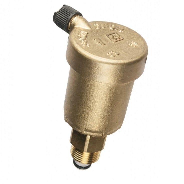 Aerisitor automat DN 15  1/2" Herz cu valva de Izolare