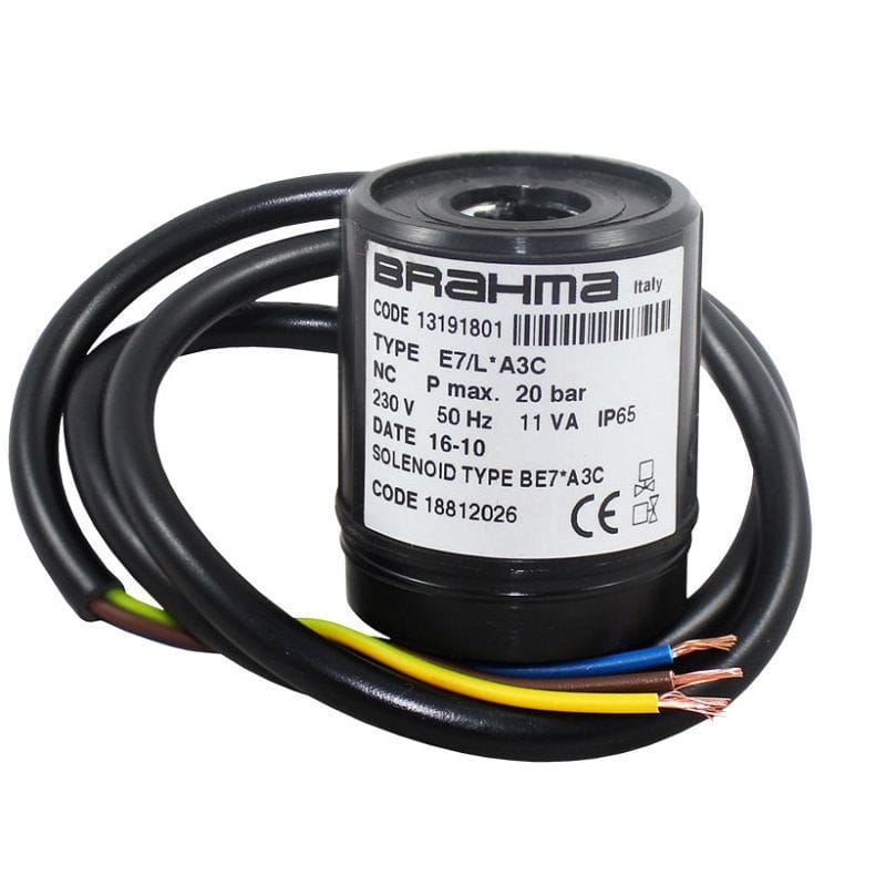 Bobina 230V 50Hz Electrovana Solenoid Brahma  E7*A3C