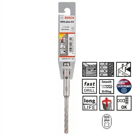 Burghiu Beton Bosch SDS Plus 5X 6x50x110mm