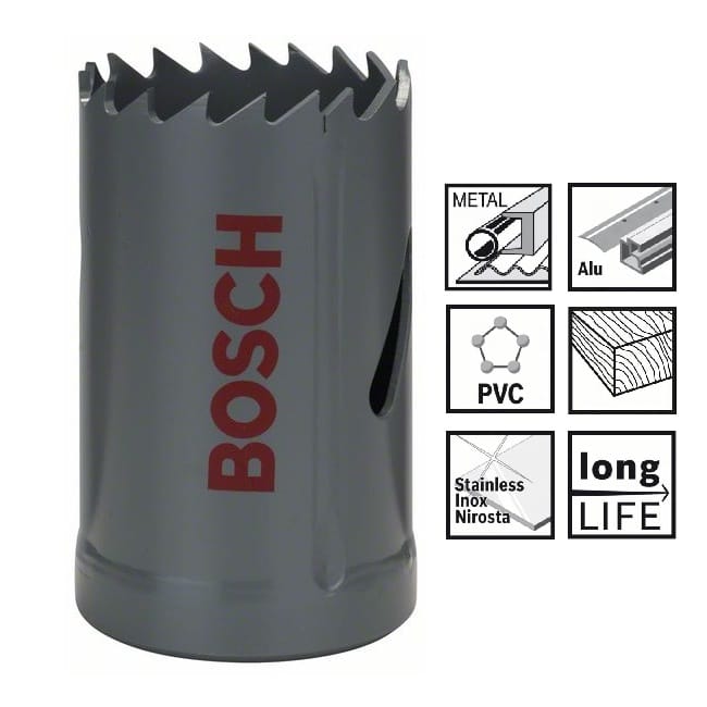 Carota Bi-Metal Bosch D 30mm 1 3/16"