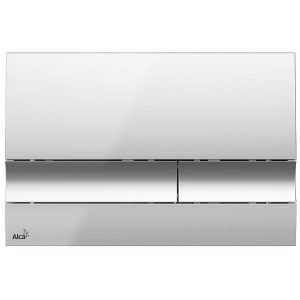 Placa Clapeta Actionare Crom M1721 Rezervor WC AlcaPlast