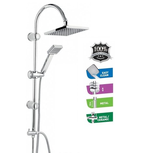 Coloana de Dus Ferro Squerto NP22 duș fix și pară duș mobilă