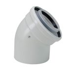 Cot 45grade D60/100 Condensatie Evacuare Gaze Arse