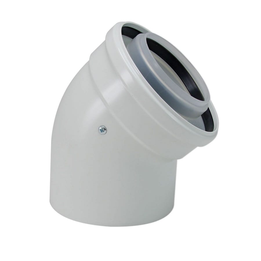 Acasă 16 Cot 45grade D60/100 Condensatie Evacuare Gaze Arse