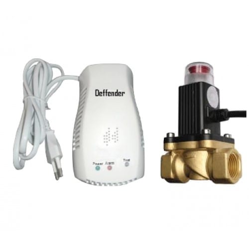 Set Kit detector gaz cu electovalva 3/4' Deffender