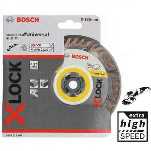 Disc Diamantat D125 22.23x2mm BOSCH Standard Universal X Lock