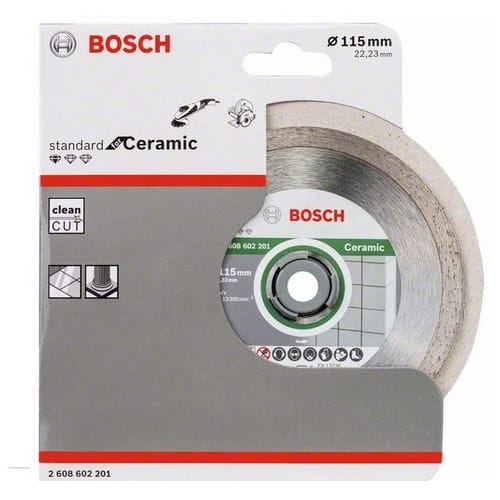 Disc Diamantat D115x22.23x1mm Bosch Standard Ceramic