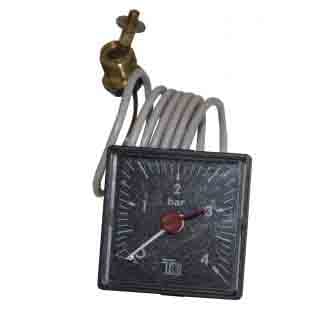 Manometru cu capilar 0-4bar 42x42