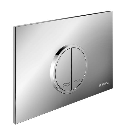 Placa de Actionare Circum Crom Lucios Rezervor WC MONTUS Schell