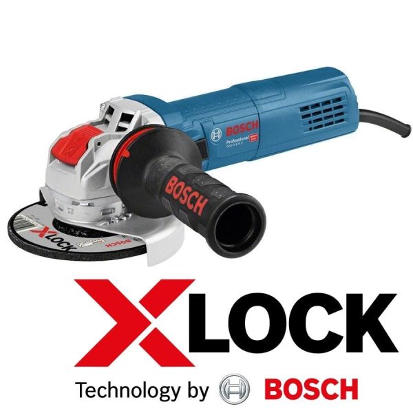Polizor Unghiular Bosch GWX 9-125S  900W, 1100rpm sistem X Lock
