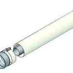 Prelungitor coaxial D60x100 L1000mm kit evacuare gaze