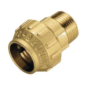 Racord M Compresiune Alama, PE/PEHD/PEX D20/25/32/40 Tiemme
