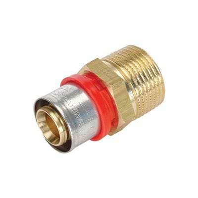 Racord Drept PEx-AL Multistrat Press M D16,20,26,32mm FE Tiemme