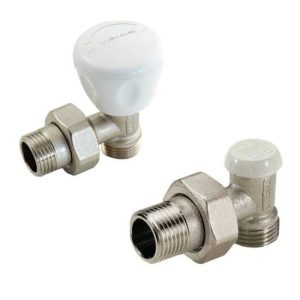 Set Robineti Tur/retur 1/2"x16mm Tiemme pentru Cupru, PEX,PEX-AL