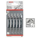 Set 5 panze T144D Bosch Speed Lemn Ferastrau Vertical GST