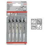 Set 5 panze T101BR Bosch Clean Lemn Ferastrau Vertical GST