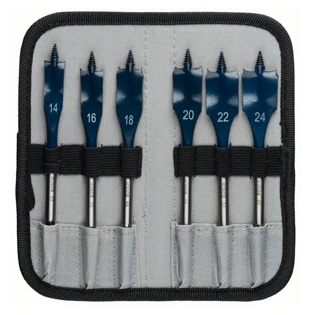 Set 6 Burghie Freze Self Cut Bosch Lemn 14/16/18/20/22/24mm