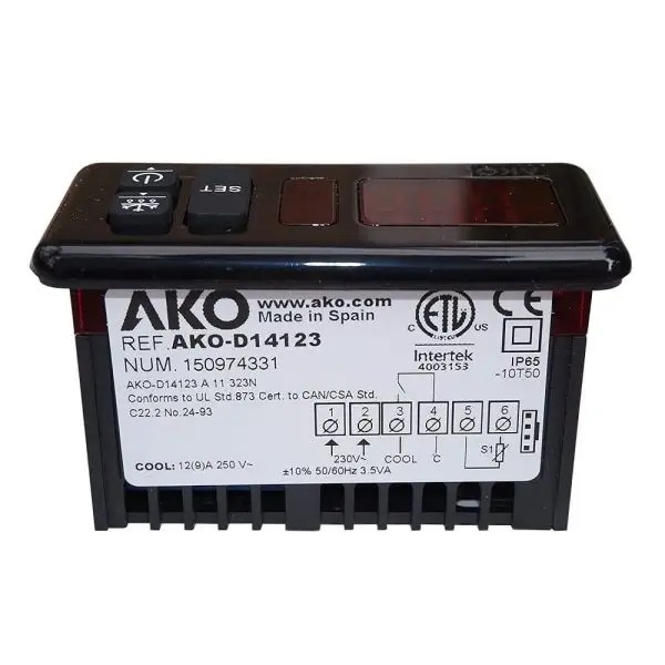 Termostat Controler AKO D14123 -50/+99*C 230VAC/50Hz , 1sonda