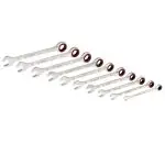 Set 10 chei fixe inelare cu clichet, 8/10/12/13/14/15/16/17/18/19mm Bosch Professional 1600A02AU0