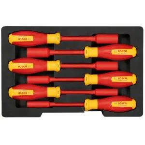 Set 6 tubulare 7/8/10/12/13/14mm VDE 1000V, Bosch Professional 1600A02NF3 - imagine 2