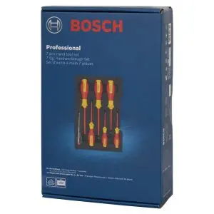 Set 7 surubelnite VDE 1000V mixte Bosch Professional 1600A02NF7 - imagine 2