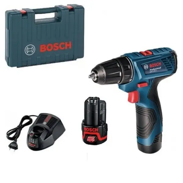Bosch GSR 120-LI cu 2 acumulatori Li-Ion, 2Ah, 30Nm + Valiza