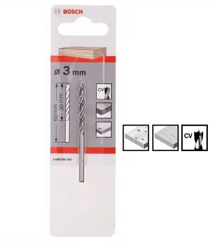 Burghiu Standard Lemn Bosch 3x30x61mm