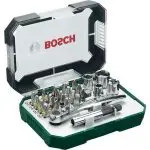 Set 26 accesorii Biti,4 chei tubulare,adaptor ,cheie clichet