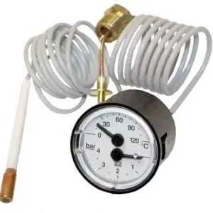 Termomanometru 0-4bar 0-120 Protherm